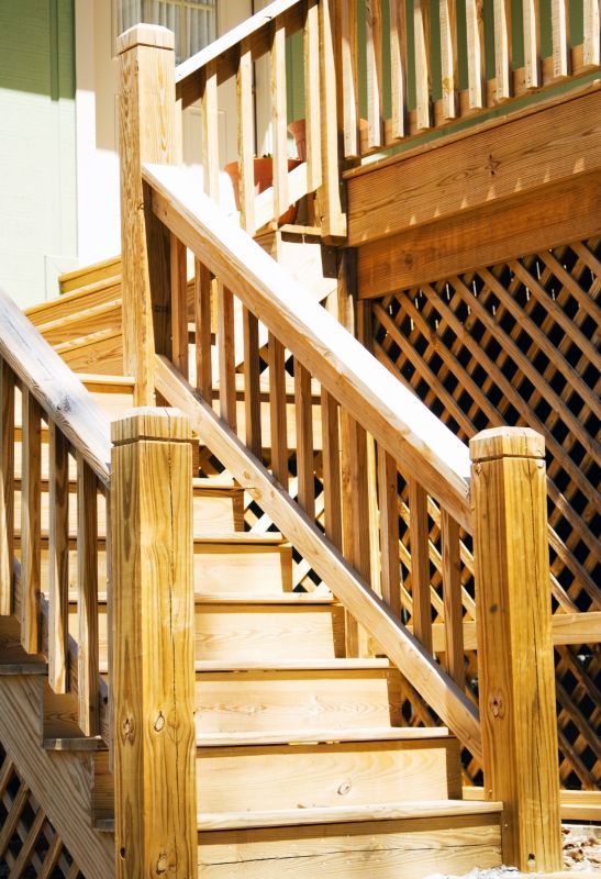 Staircase and Railing Setup