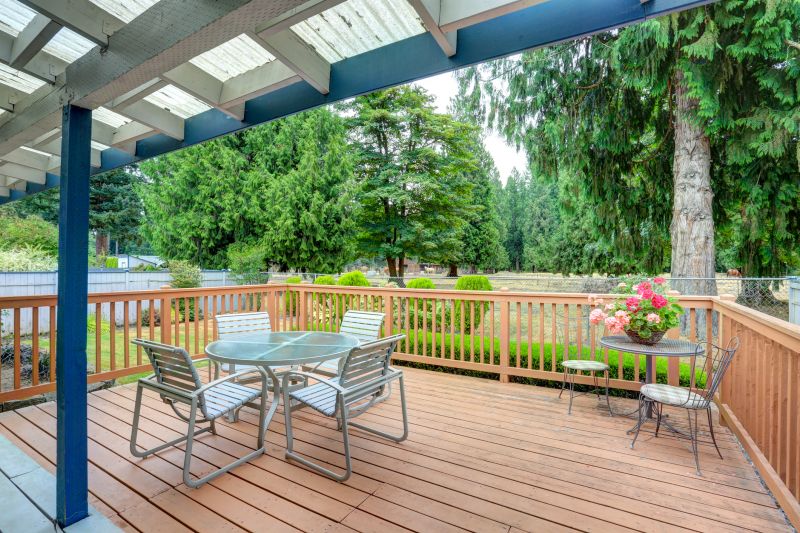 Decorated Outdoor Deck