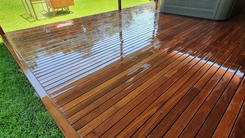 Close-up of Deck Materials
