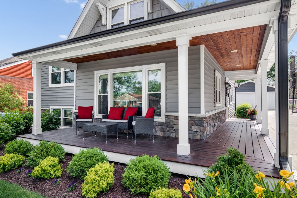 Porch Pillar Repair in Holly Springs
