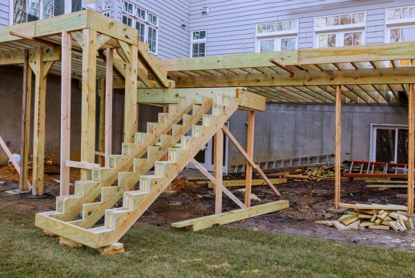 Deck Post Replacement in Holly Springs