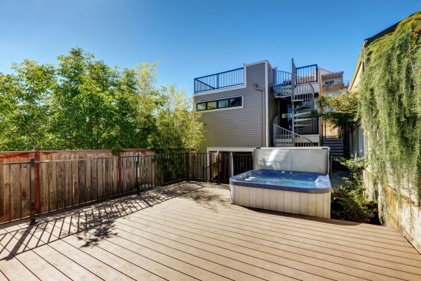 Cost of Hot Tub Deck Installation in Holly Springs