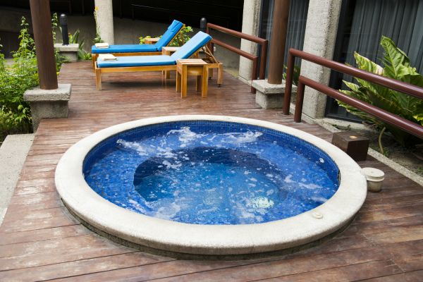 Cost of Hot Tub Deck Construction in Holly Springs