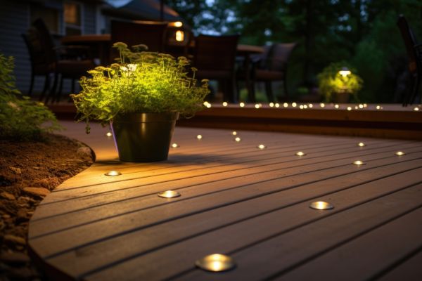 Cost of Ground Level Deck Construction in Holly Springs